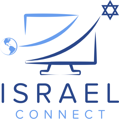 Israel Connect Hebrew לוגו